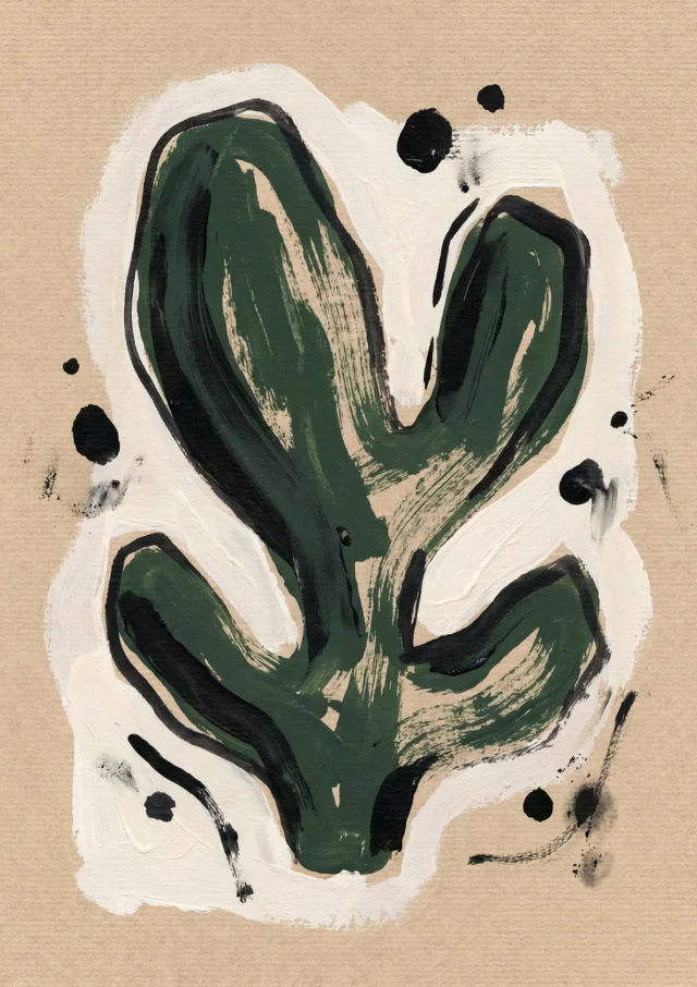 Primal Leaf Study Artwork | FineCult