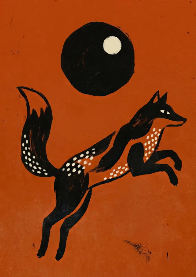 Lunar Fox Sprint Artwork | FineCult