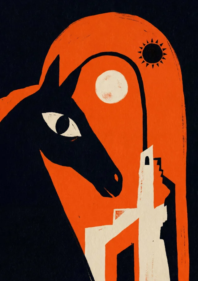 Equine Mirage Oasis Artwork | FineCult