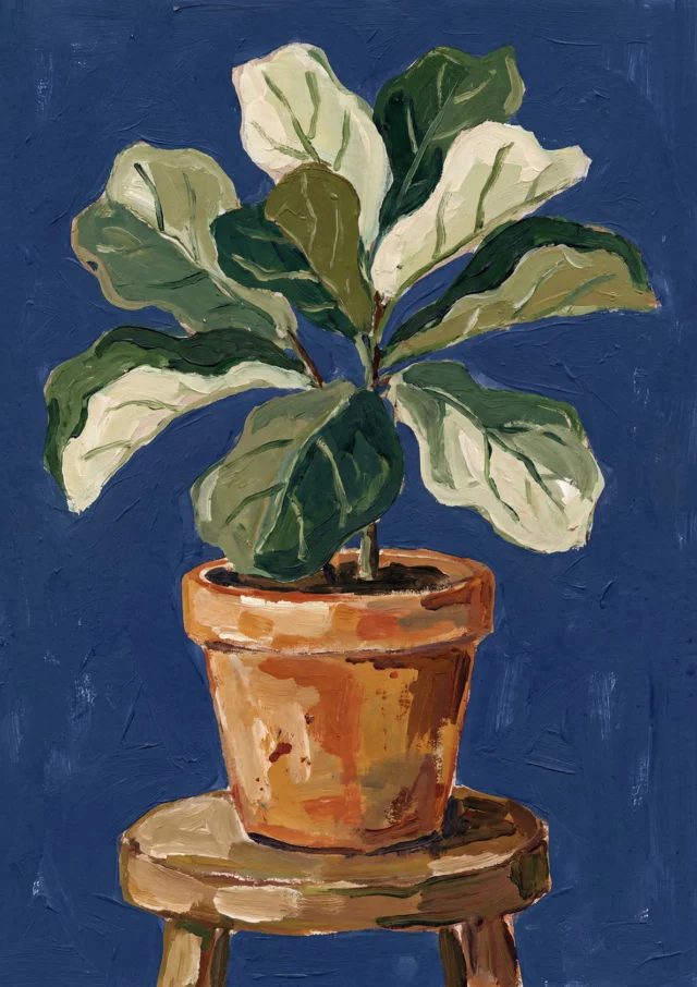 Midnight Foliage Study Artwork | FineCult
