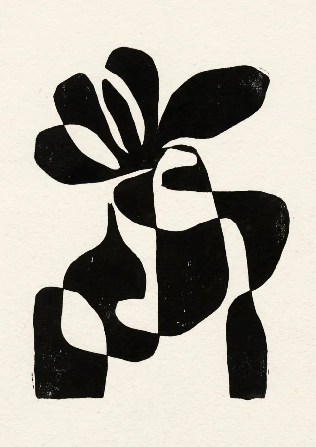 Distant Flora Silhouette Artwork | FineCult