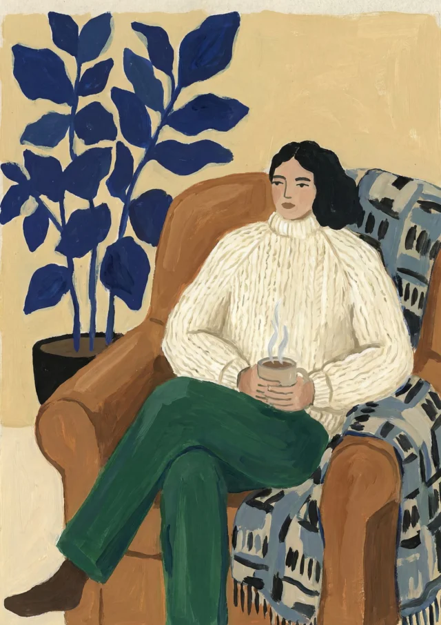 Wintered Hearth Stillness Artwork | FineCult