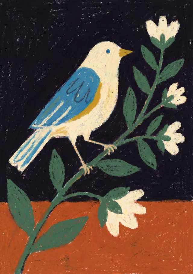 Cerulean Song in Bloom Artwork | FineCult