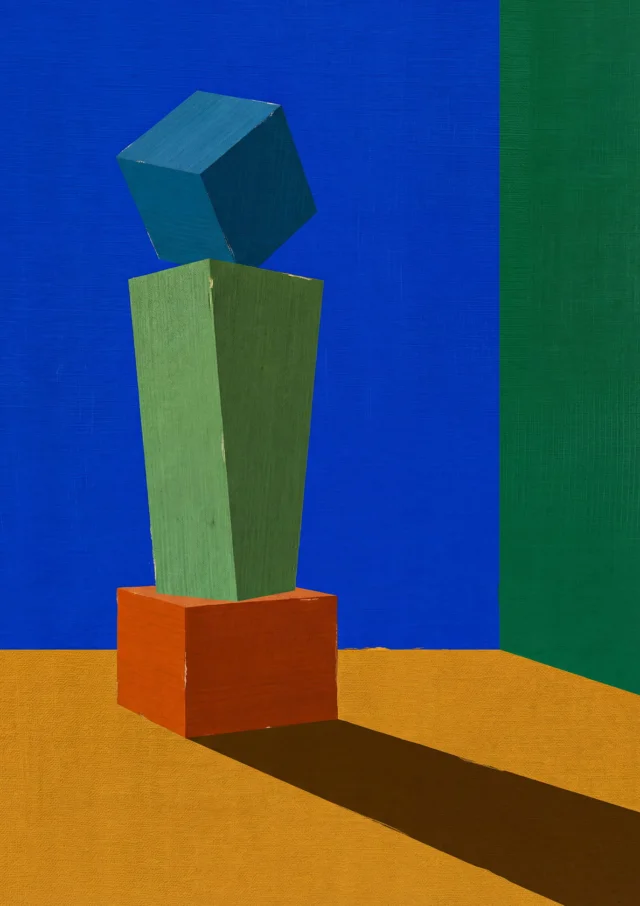 Cerulean Vesper Stack Artwork | FineCult