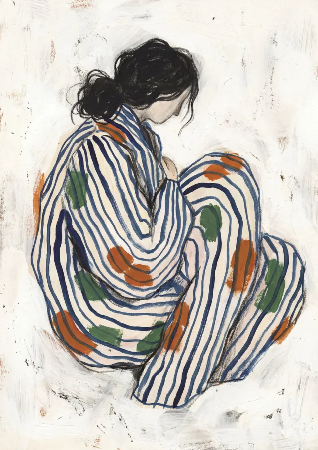Quietude In Stripes Artwork | FineCult