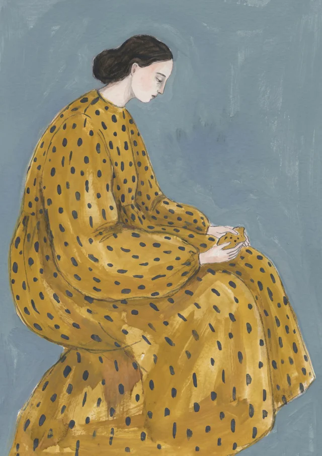 Amber Polka Reverie Artwork | FineCult