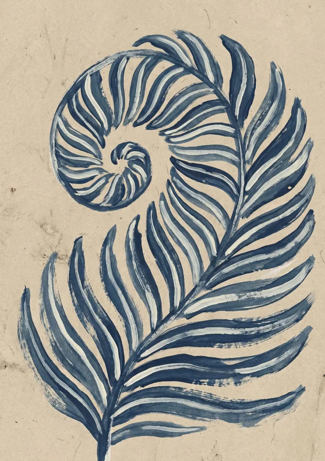 Fiddlehead Ink Study Artwork | FineCult