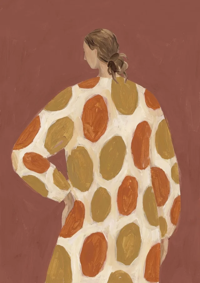 Autumnal Ochre Stroll Artwork | FineCult