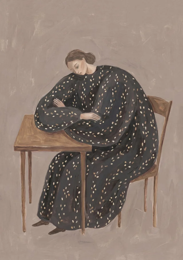Midnight Muse Resting Artwork | FineCult