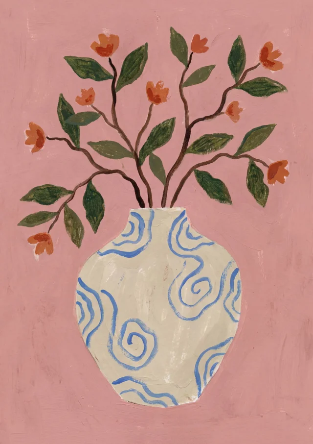 Blossoms in Spirals Artwork | FineCult
